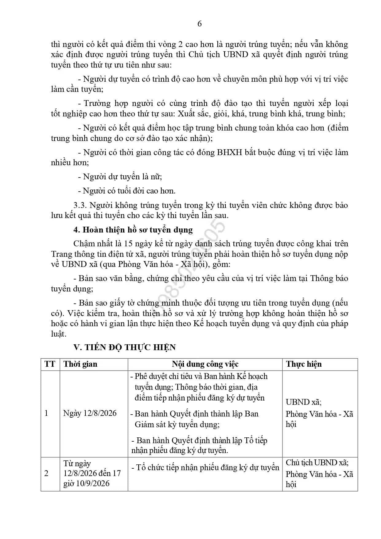 Thông báo tuyển dụng Vân Đình — trang 6